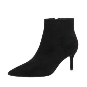 Womens Boots |  Lizzie Suede Ankle Boots Black Boots Black