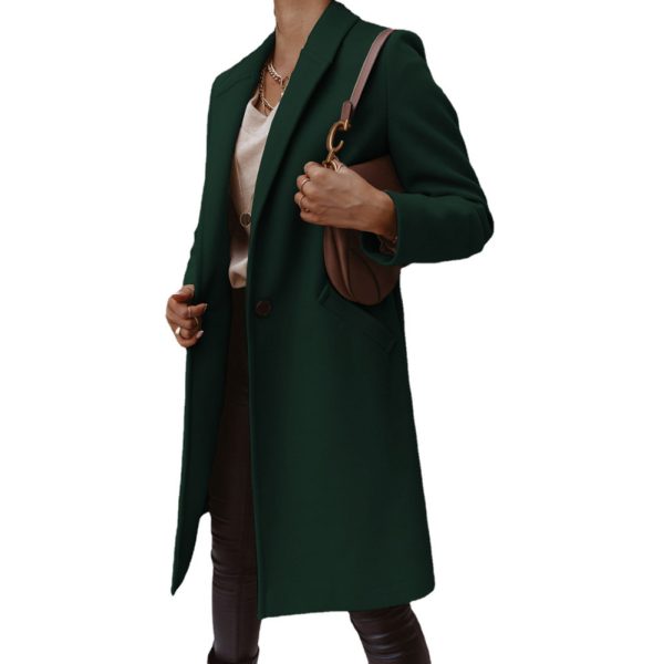 Womens Coats & Jackets |  Cavendish Wool Coat Kyanite Green Clothing Coats & Jackets