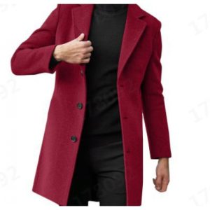 Womens Coats & Jackets |  Cristie Wool Coat Warm Plum Clothing Coats & Jackets