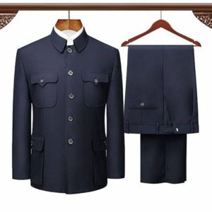 Womens Coats & Jackets |  Dorney Jacket With Wool Navy Clothing Coats & Jackets