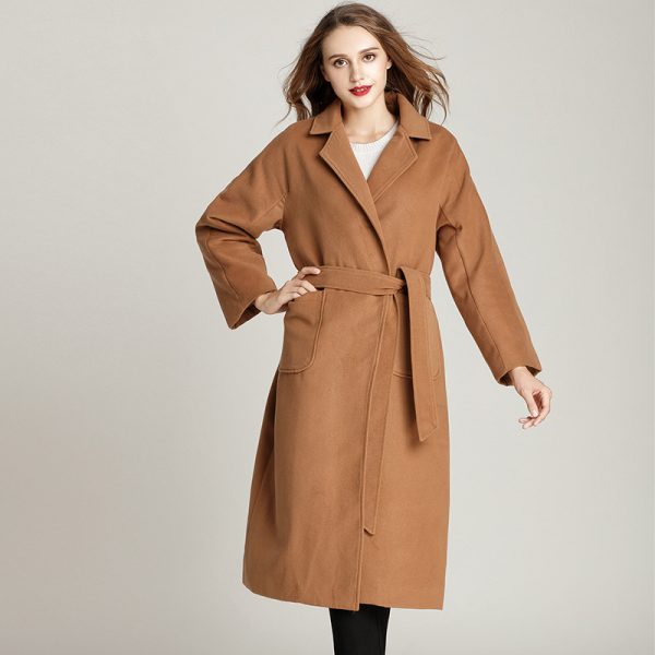 Womens Coats & Jackets |  Lytham Wrap Coat with wool Vicuna Clothing Coats & Jackets