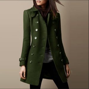 Womens Coats & Jackets |  Saskia Shower Resistant Trench Bay Green Clothing Bay Green