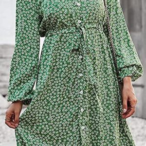 Womens Fit & Flare Dresses |  Alex Dress Green Multi Dresses Evening Dresses