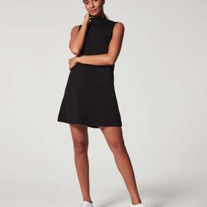 Womens Fit & Flare Dresses |  Knoll Dress Black Cocktail & Party Dresses Black