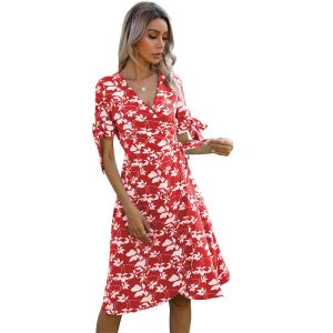 Womens Jersey Dresses |  Lydia Jersey Dress Red Buttercream Dresses Fit & Flare Dresses