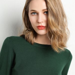 Womens Jumpers & Cardigans |  Larina Cashmere Jumper Hawthorn Green Clothing Hawthorn Green