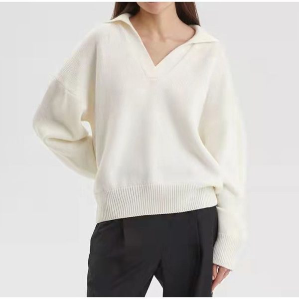 Womens Jumpers & Cardigans |  Madelyn Cotton Blend Jumper Warm Ivory Clothing Jumpers & Cardigans