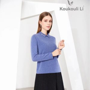 Womens Jumpers & Cardigans |  Talia Wool Cashmere Jumper Grey Marl Clothing Grey Marl