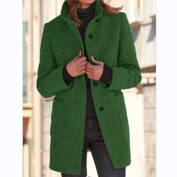 Womens Petite Coats & Jackets |  Petite Marissa Wool Coat Bay Green Petite Bay Green