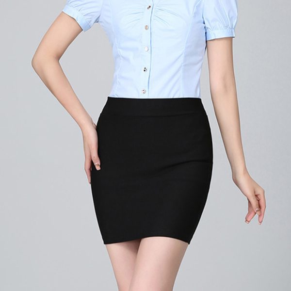 Womens Petite Workwear |  Petite Mel Skirt Black Petite Black