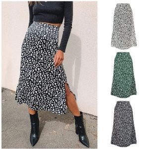 Womens Skirts |  Eliza Skirt Navy Cream Clothing Navy Cream