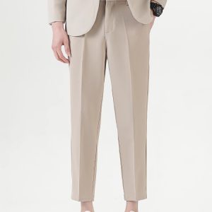 Womens Suits & Co-Ords |  Ellen Straight Trousers Buff Grey Clothing Buff Grey