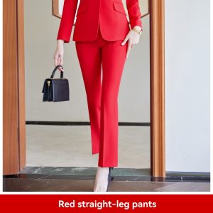 Womens Suits & Co-Ords |  Miley Suit Jacket Begonia Red Clothing Begonia Red