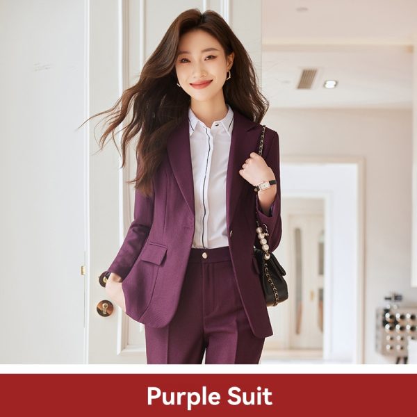 Womens Suits & Co-Ords |  Sami Jacket Warm Plum Clothing Suits & Co-Ords