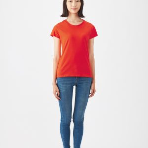 Womens Tops |  Adaline Cotton Slub T-Shirt Rouge Pink Clothing Rouge Pink