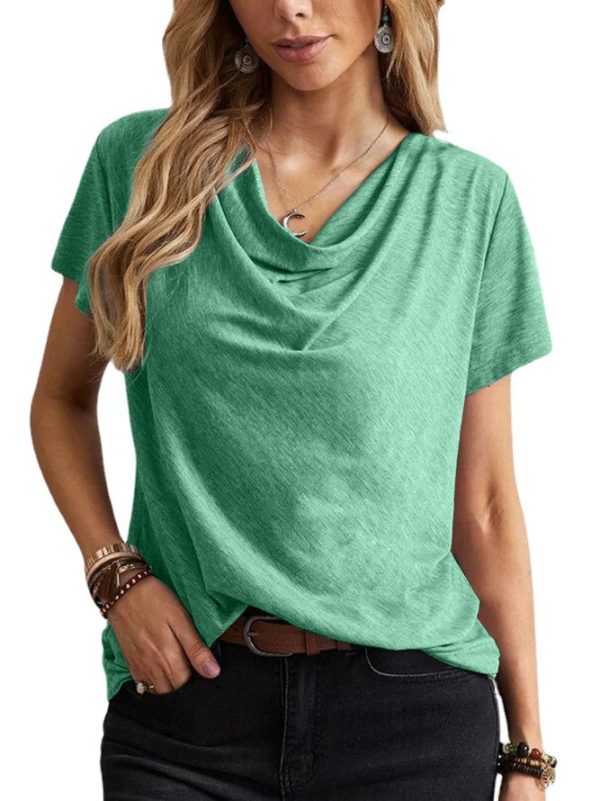 Womens Tops |  Cathy Cowl Neck Top Cilantro Green Clothing Cilantro Green