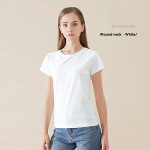 Womens Tops |  Pixie Cotton T-Shirt White Clothing Tops