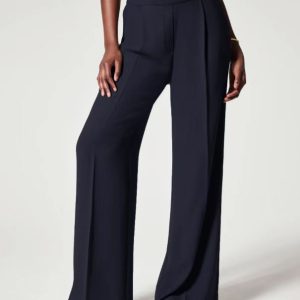 Womens Trousers |  Drew Wide Trousers Black Clothing Black