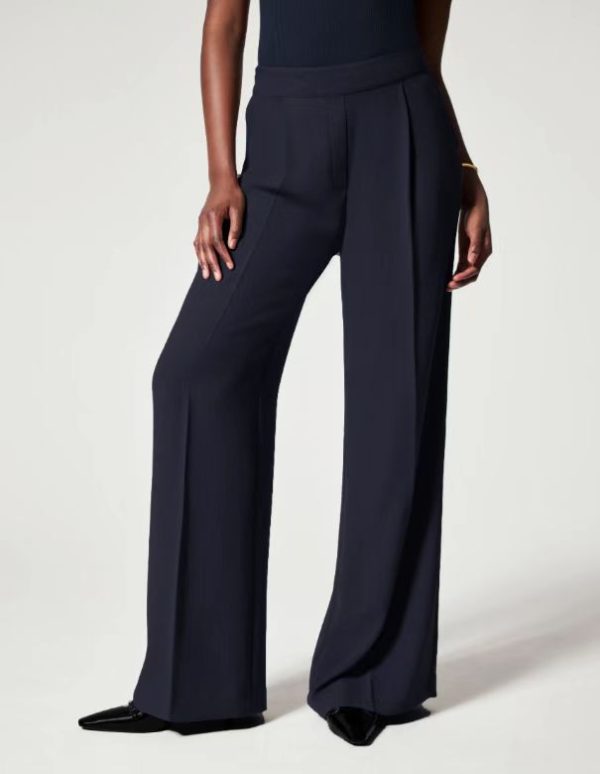 Womens Trousers |  Drew Wide Trousers Black Clothing Black