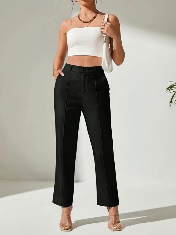 Womens Trousers |  Tessington Trousers Black Clothing Black