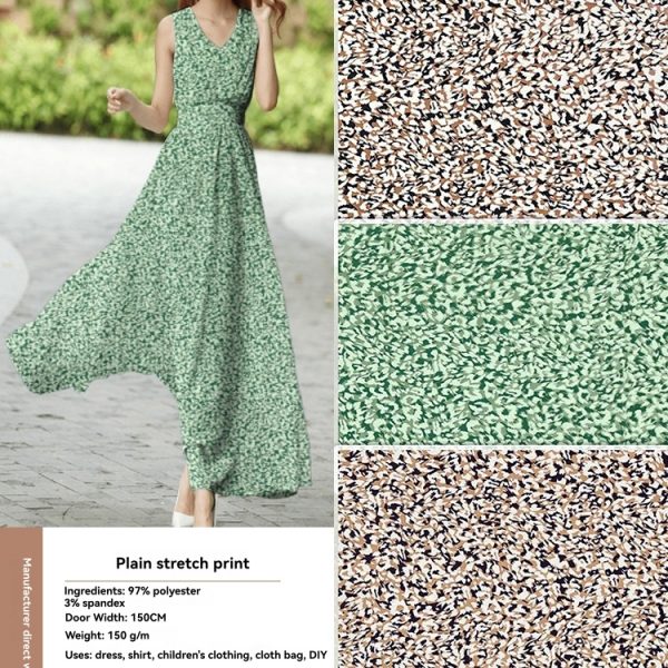 Womens Wedding Guest Dresses |  Jess Fit And Flare Dress Green Multi Dresses Fit & Flare Dresses