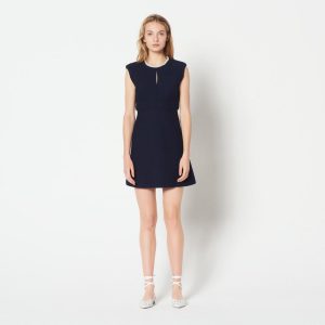 Womens Wool Dresses |  Marcella Silk Blend Dress Oyster Dresses Evening Dresses