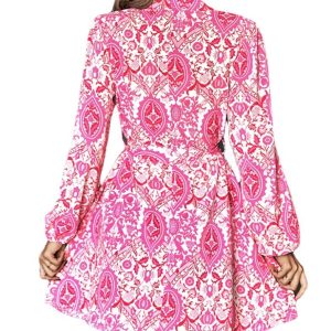 Womens Fit & Flare Dresses |  Janaya Dress Pink Multi Cocktail & Party Dresses Cocktail & Party Dresses